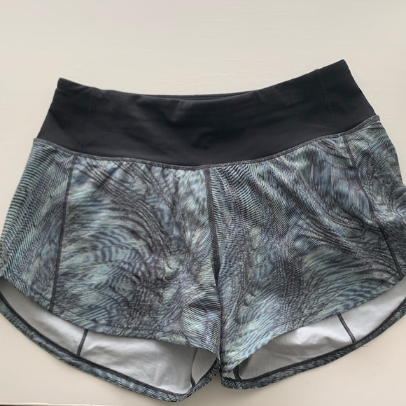 Lululemon Speed Up Shorts Size 4 Tall - Picture 1 of 5